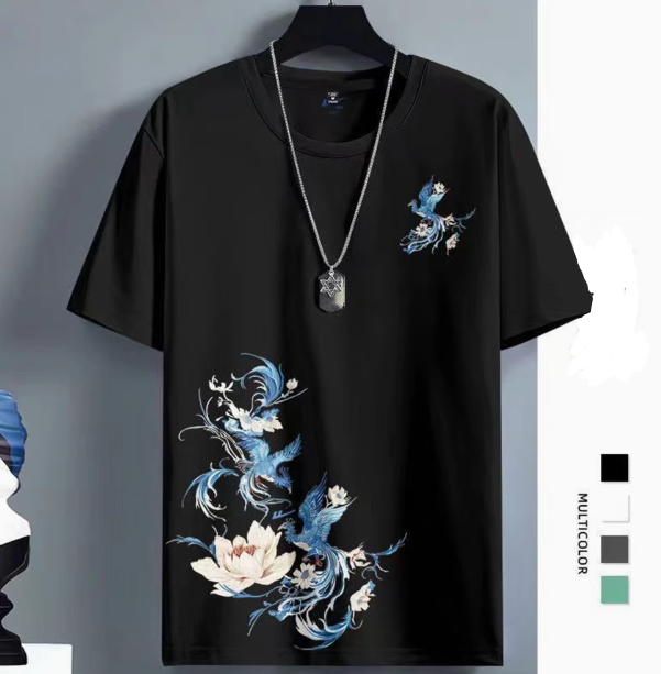 Anime Style T-Shirt mit Halskette