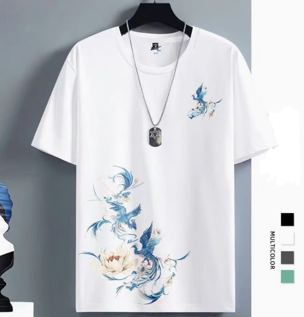 Anime Style T-Shirt mit Halskette