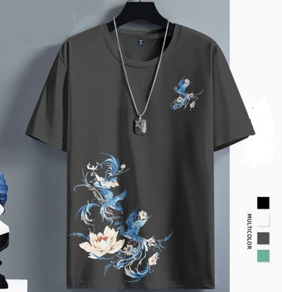 Anime Style T-Shirt mit Halskette